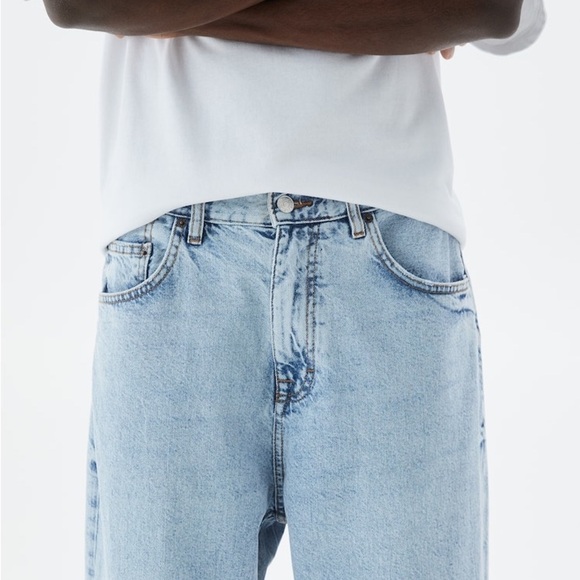 Pull & Bear Men’s 🔥Loose-Fit🔥 Light Wash Jeans - SZ 34/32 - Picture 11 of 15